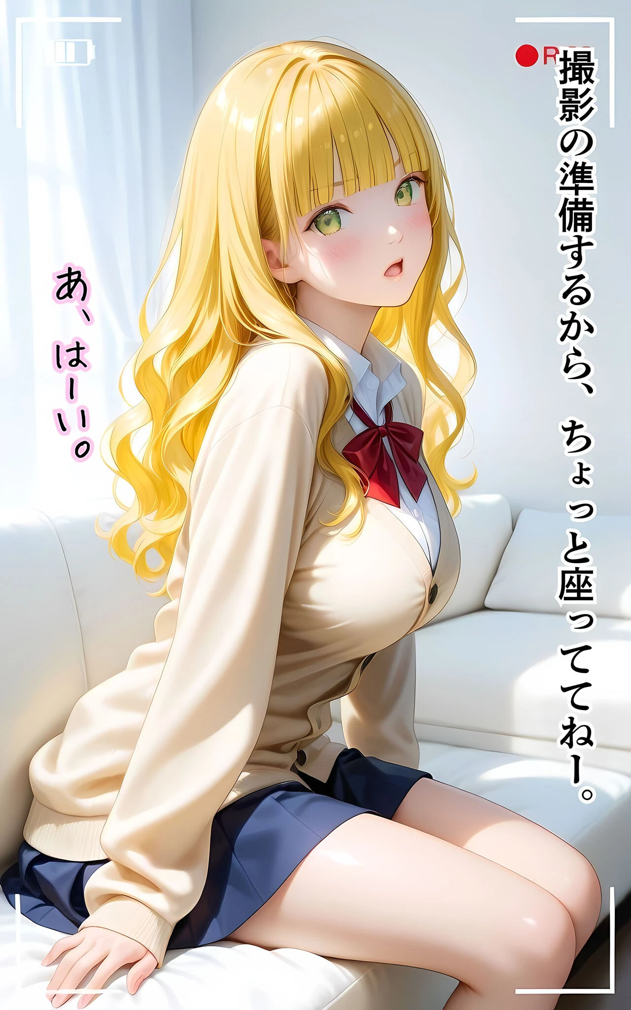ぱんちら撮影会のはずが、いつのまにかおじさんち〇ぽに沼る話 モザイク版 9ページ