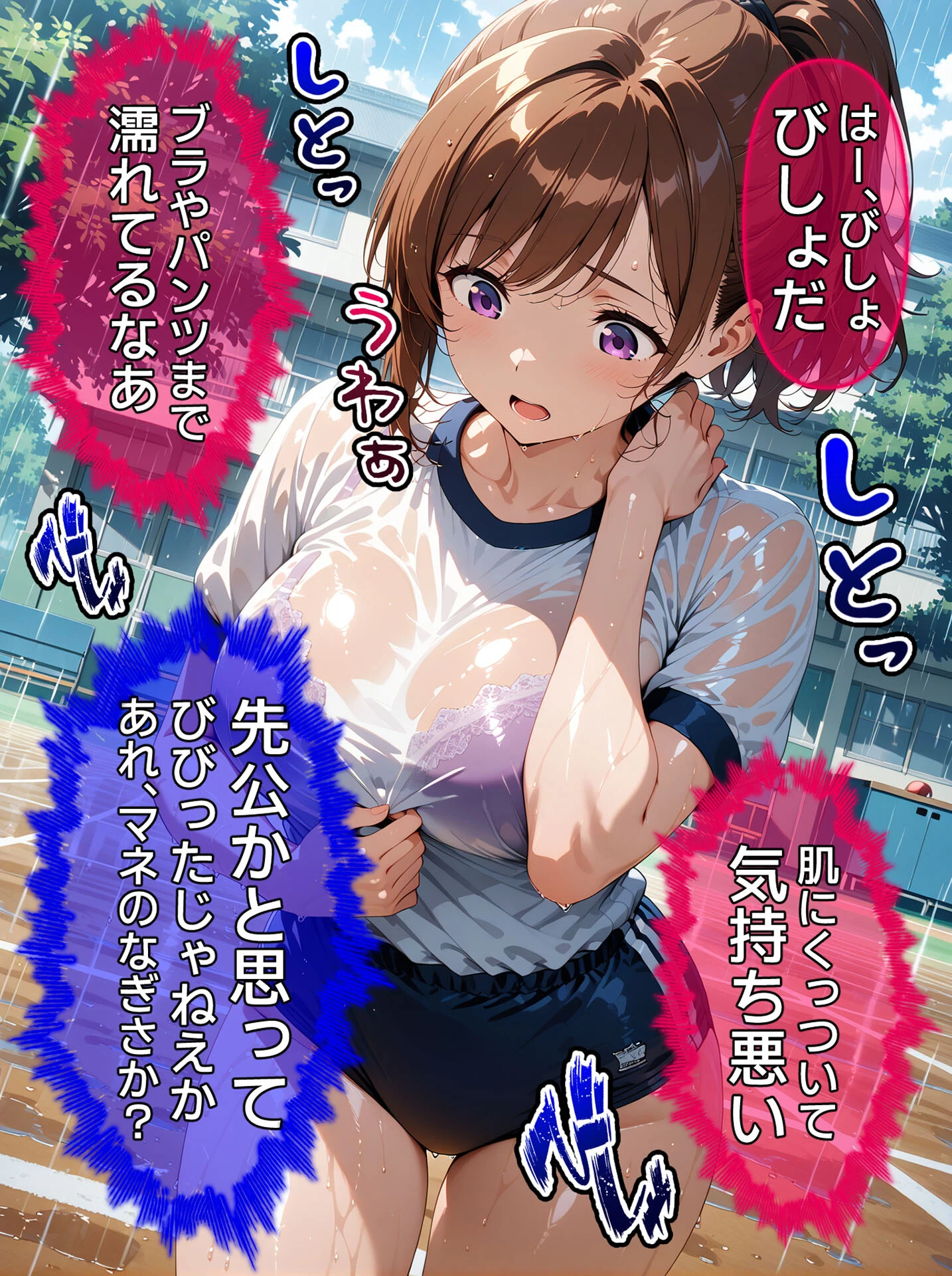 びしょ濡●●●10【CG】モザイク版 4ページ