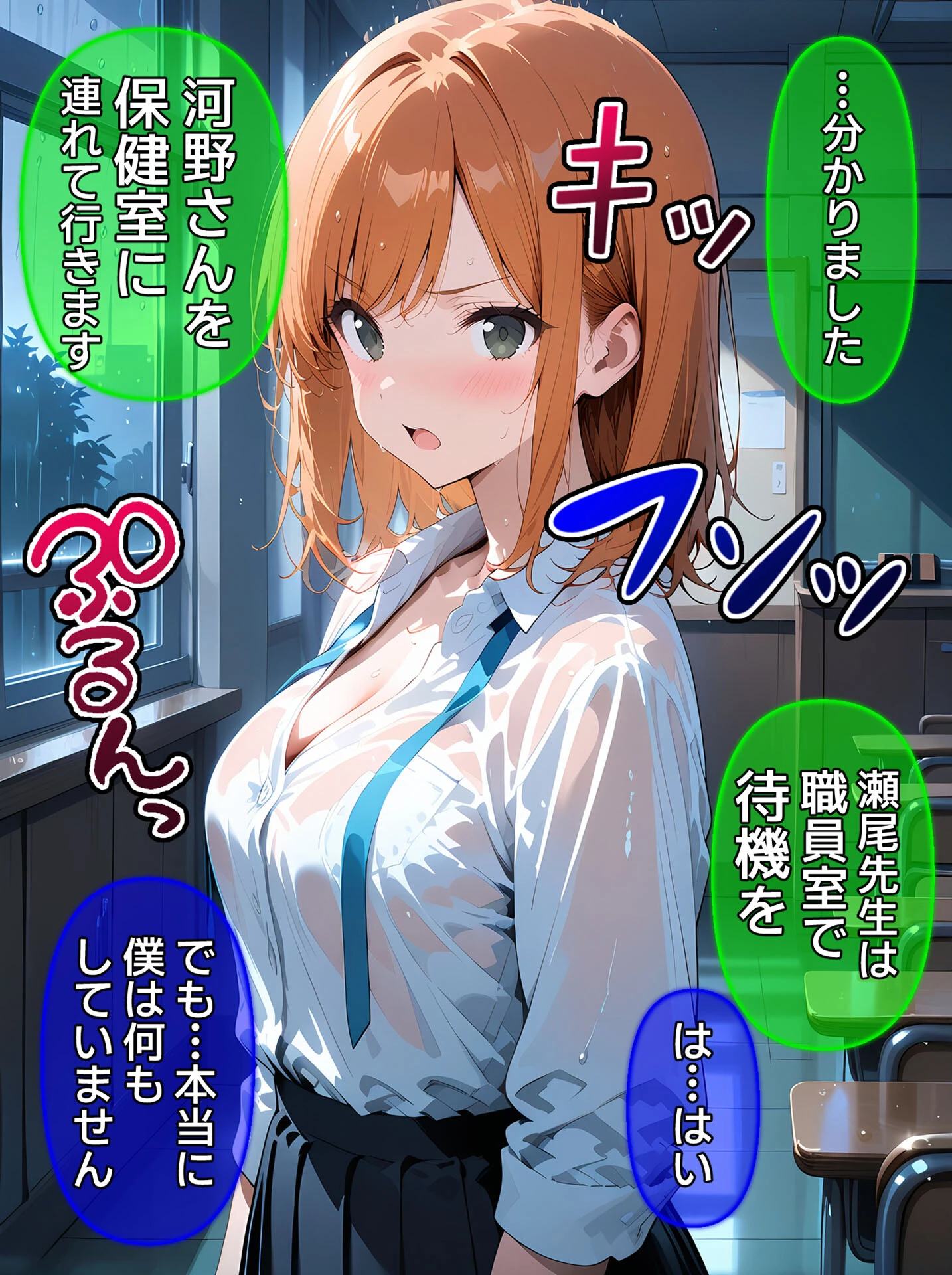 びしょ濡●●●11【CG】モザイク版 8ページ