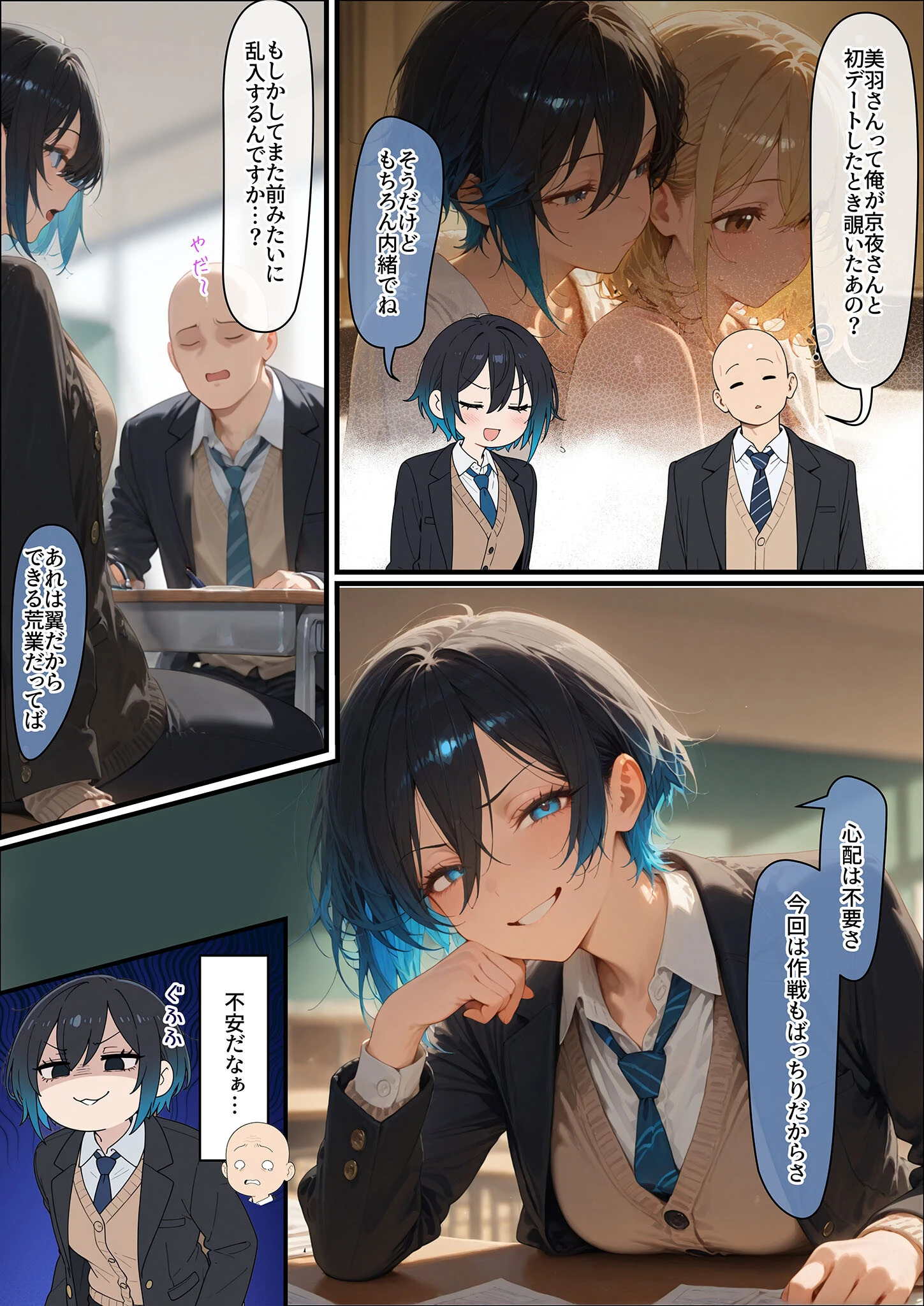 女学園の王子様♀の百合ハーレムの竿係になった モザイク版 6ページ