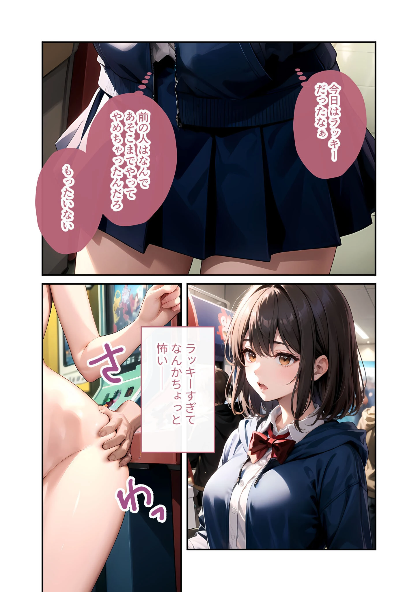 陰キャの僕、透視の力を手に入れる。第十三話 〜ダウナー女子の報復潮吹きゲーム〜 モザイク版 8ページ