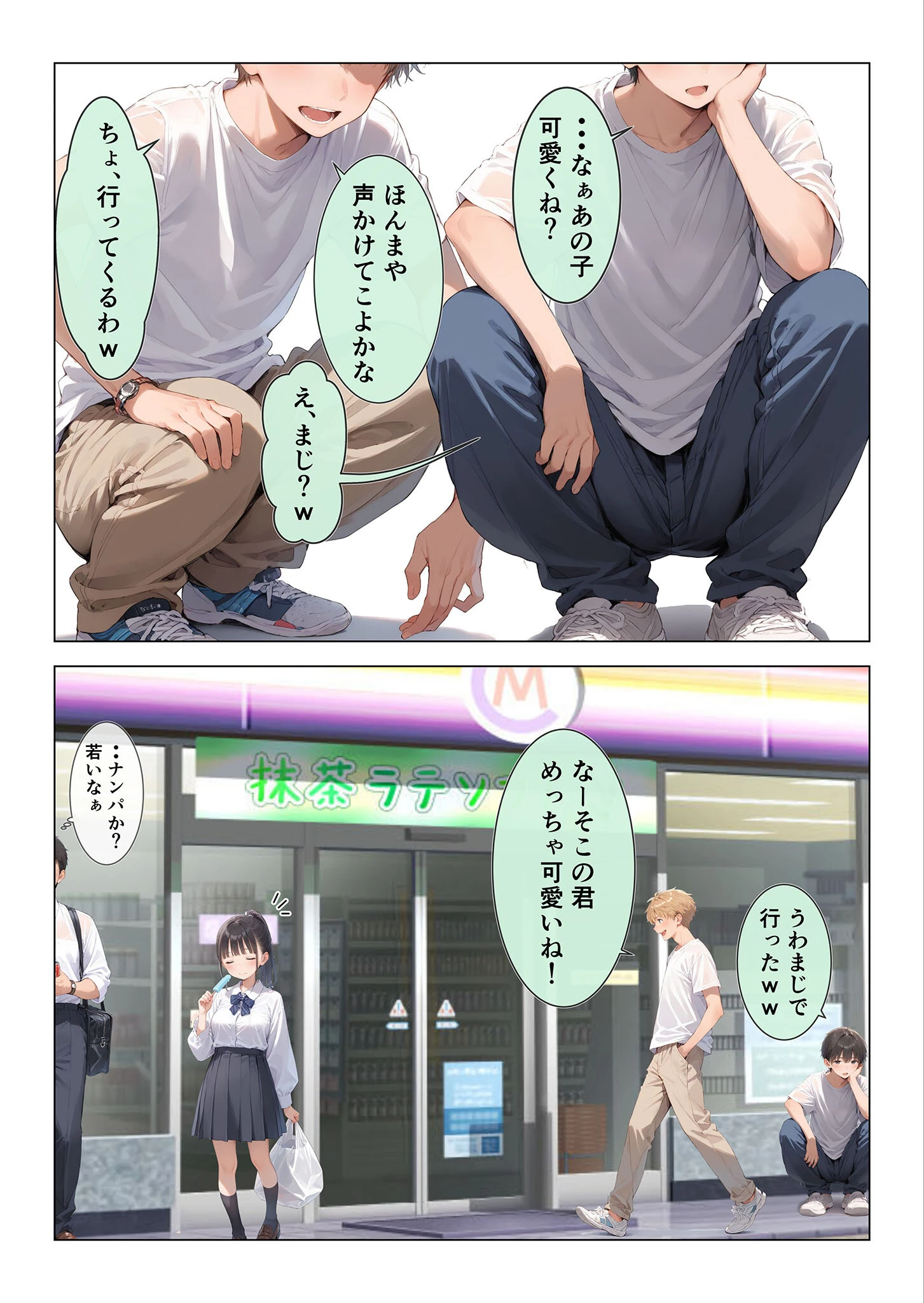 コンビニ前で出会った清楚ビッチなおじ専●●をお持ち帰りした中年おじさん(俺)の最高にラッキーでエッチな末路 モザイク版 5ページ