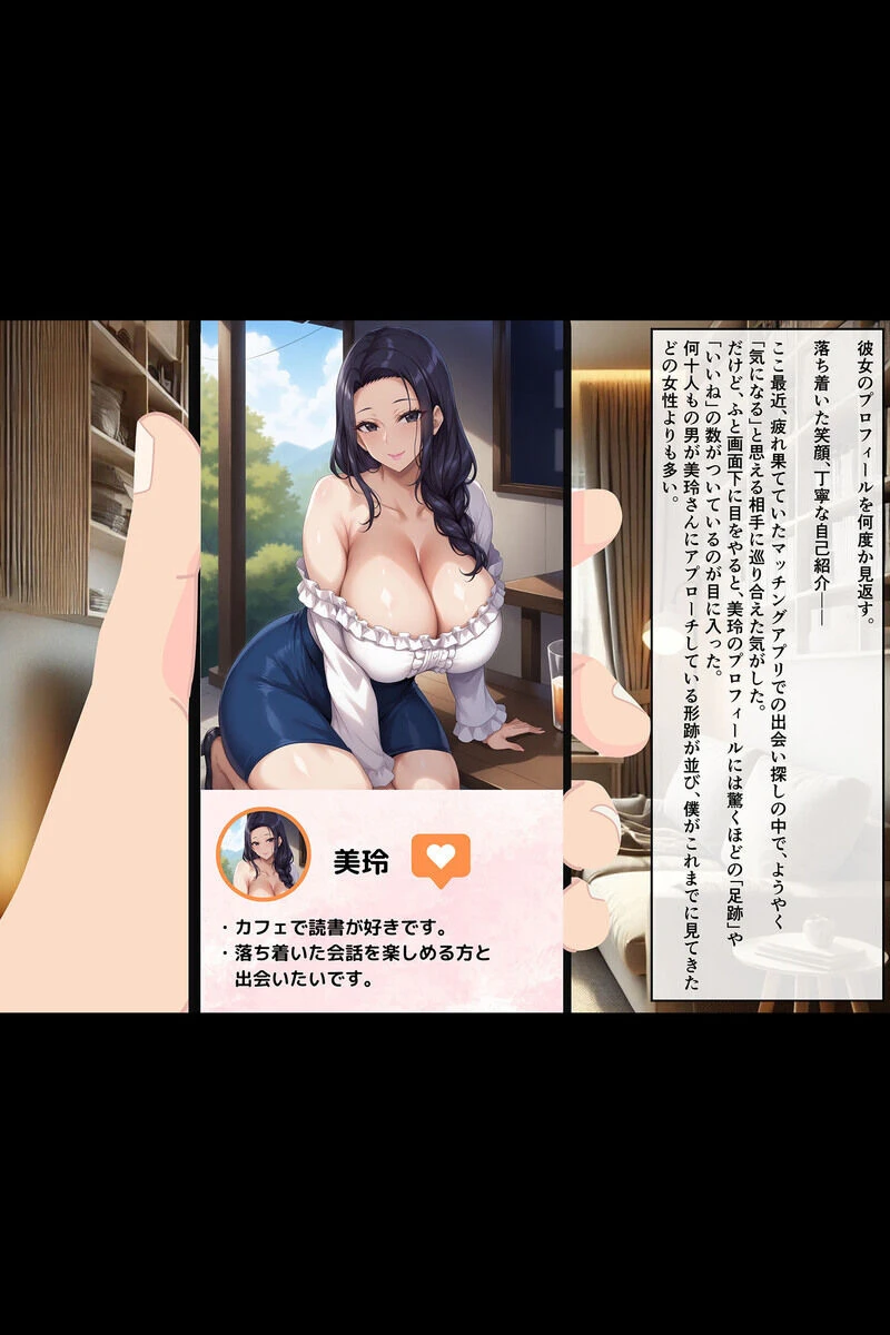 【全4作収録】マッチングアプリで出会った人妻たちをクズ夫から奪い幸せにするお話 セット版 モザイク版 7ページ