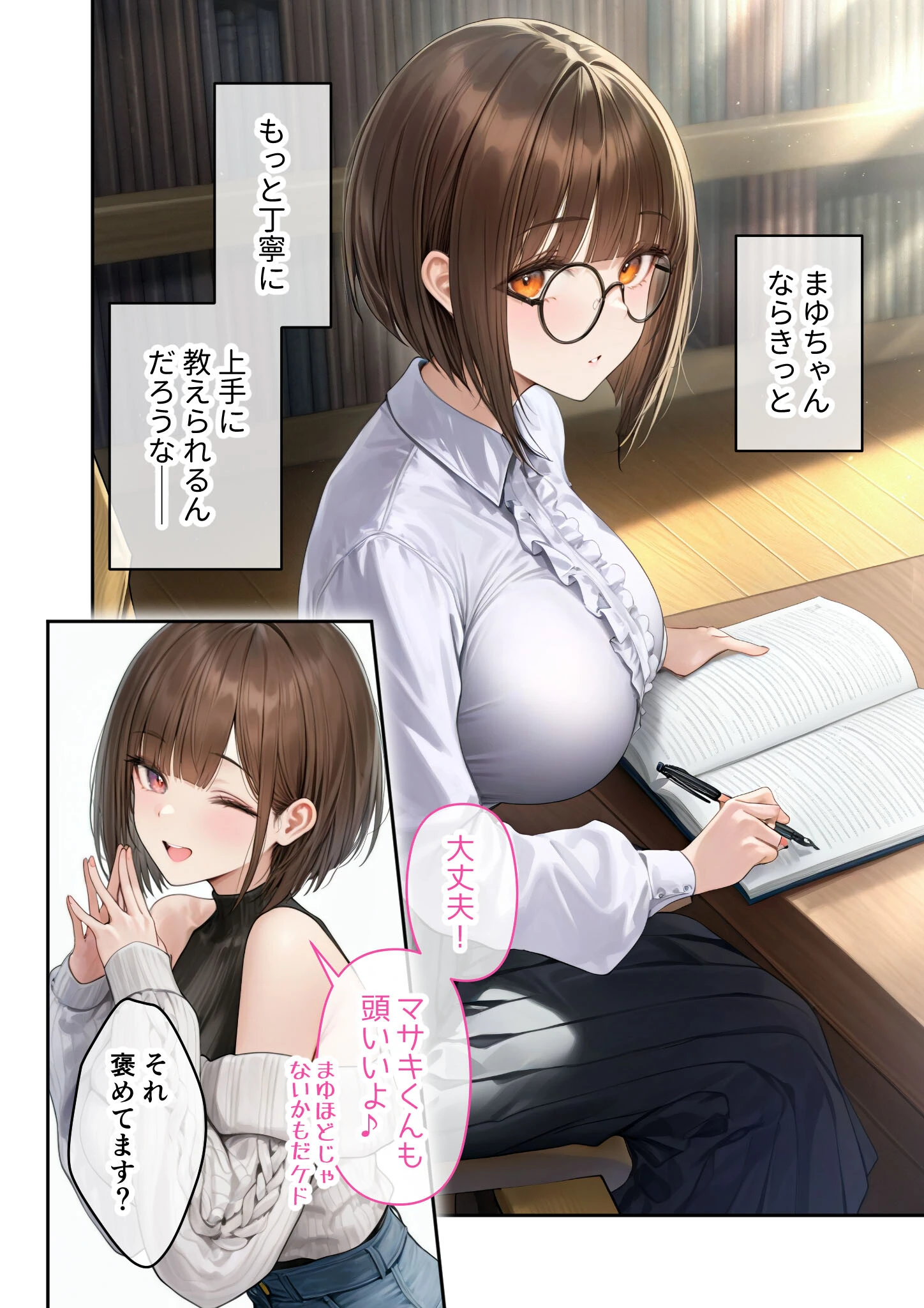 僕のセフレは憧れの先輩そっくりな双子の妹さん モザイク版 10ページ