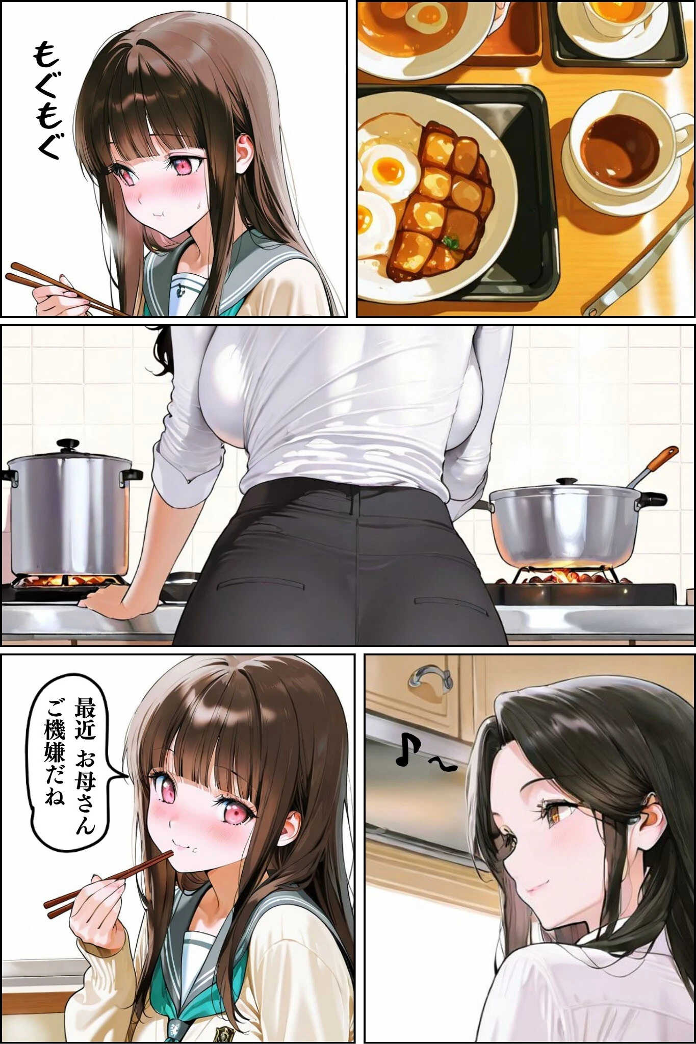 隣人種付け モザイク版 6ページ