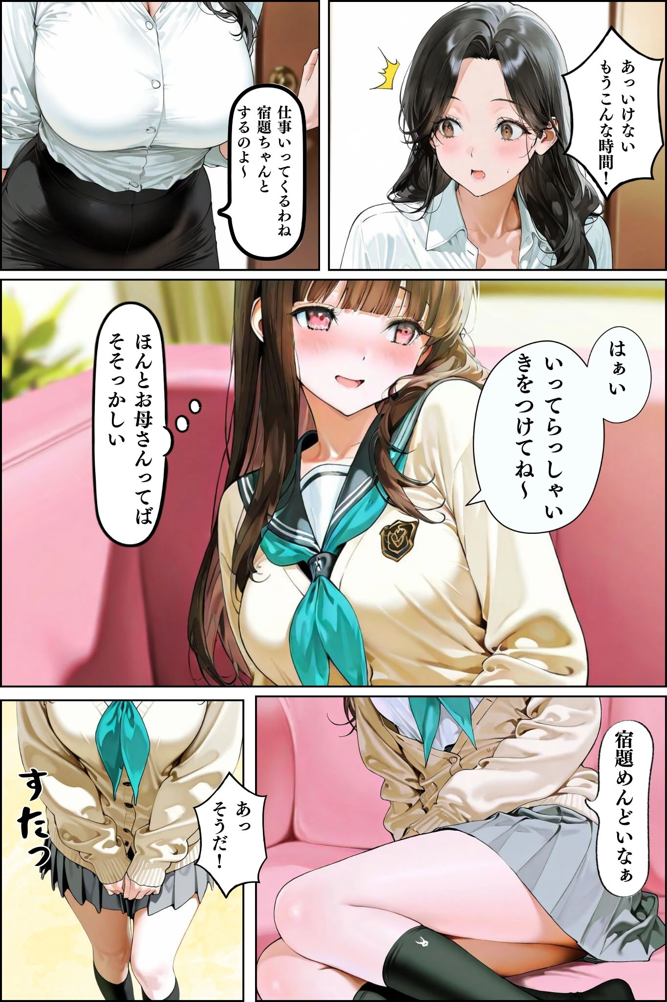 隣人種付け モザイク版 17ページ