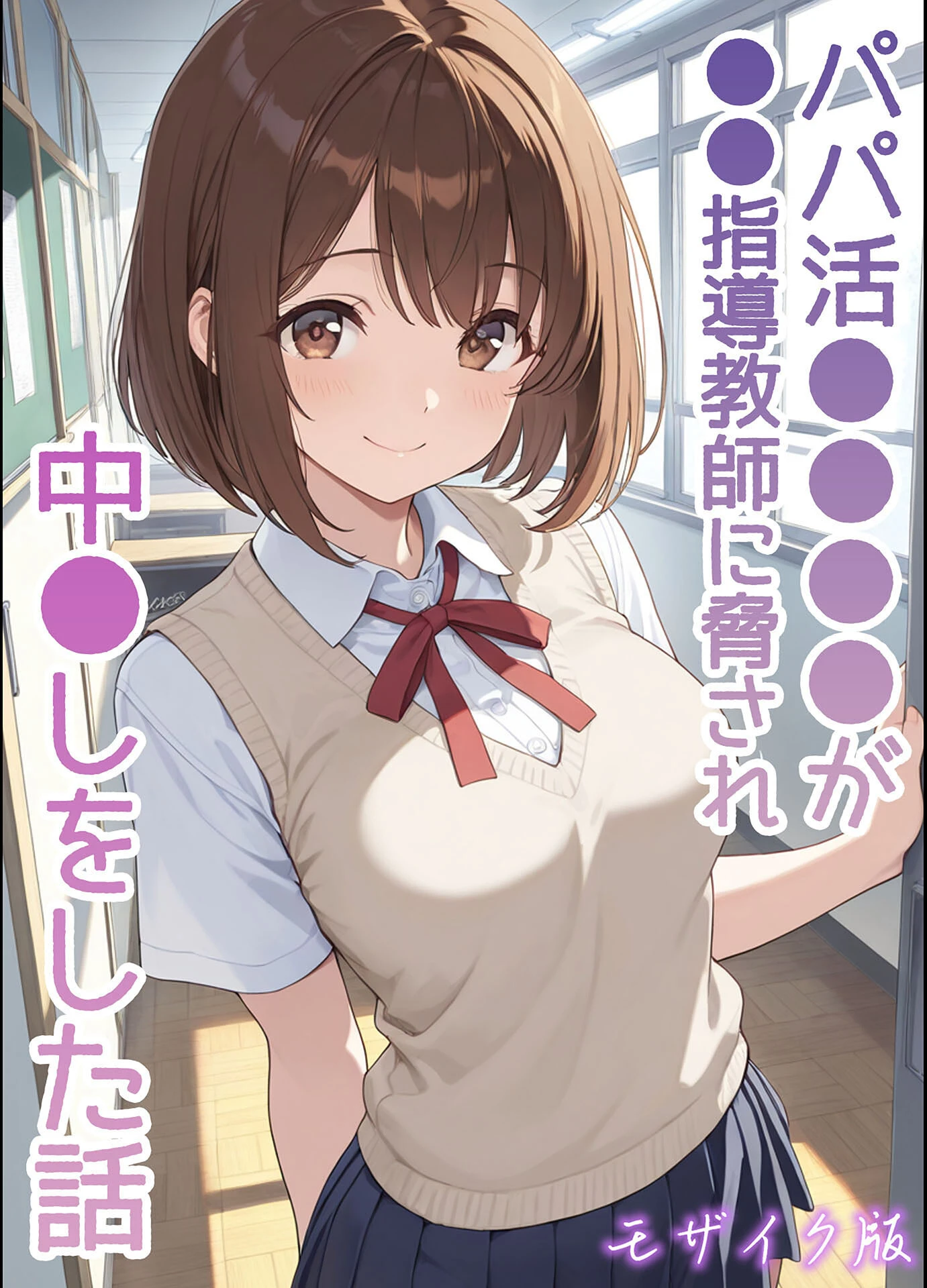 パパ活●●●●が●●指導教師に脅され中●しをした話 モザイク版 エロ漫画 無料