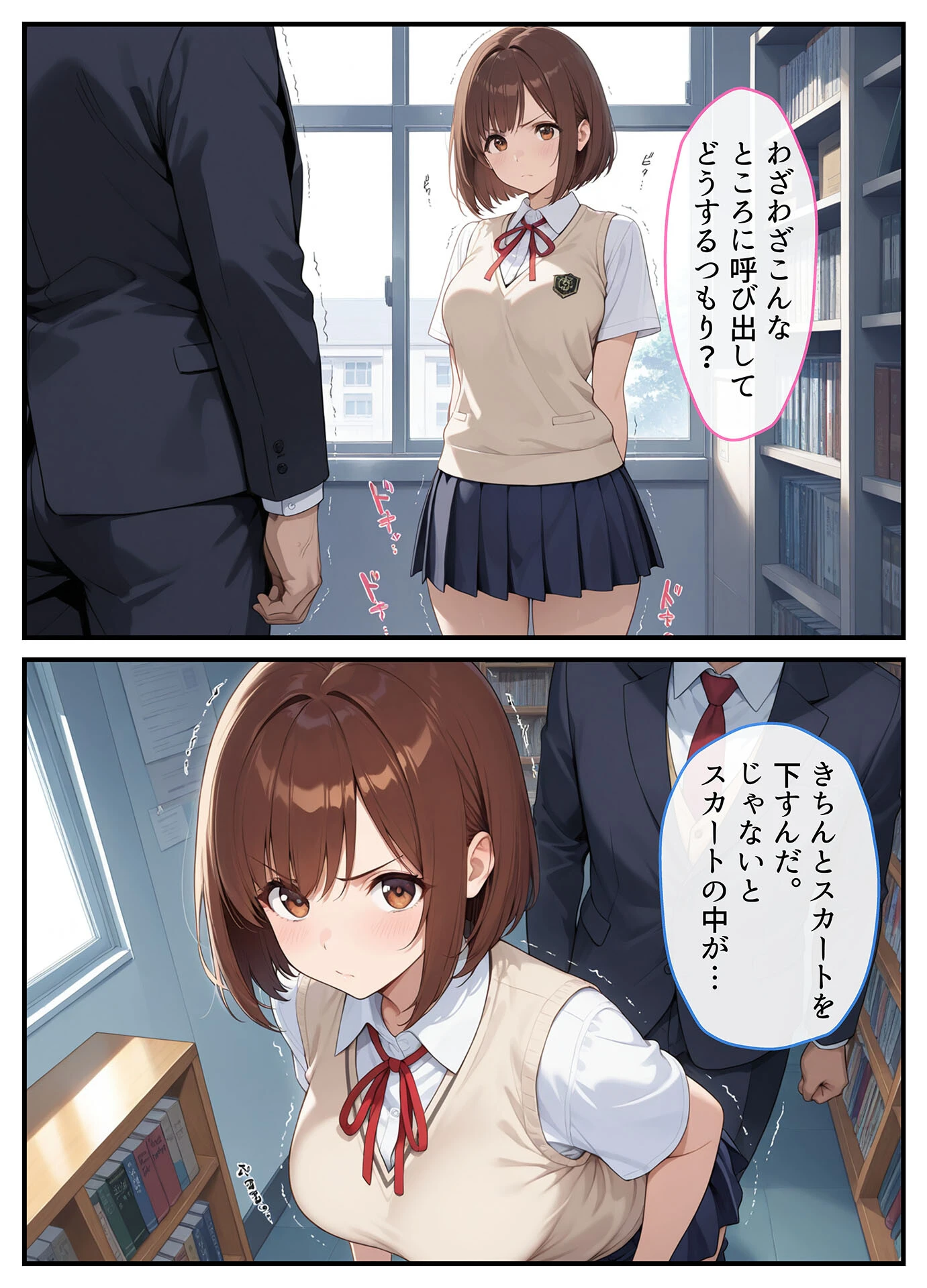 パパ活●●●●が●●指導教師に脅され中●しをした話 モザイク版 5ページ