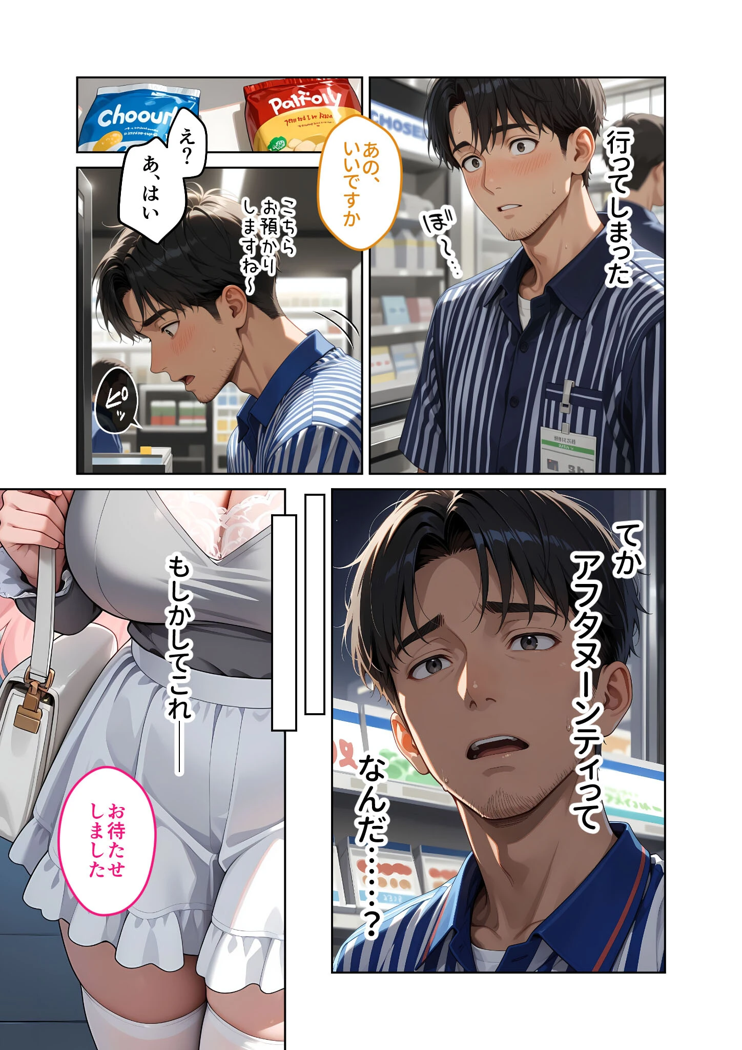 お客様はおっぱいです。 モザイク版 6ページ