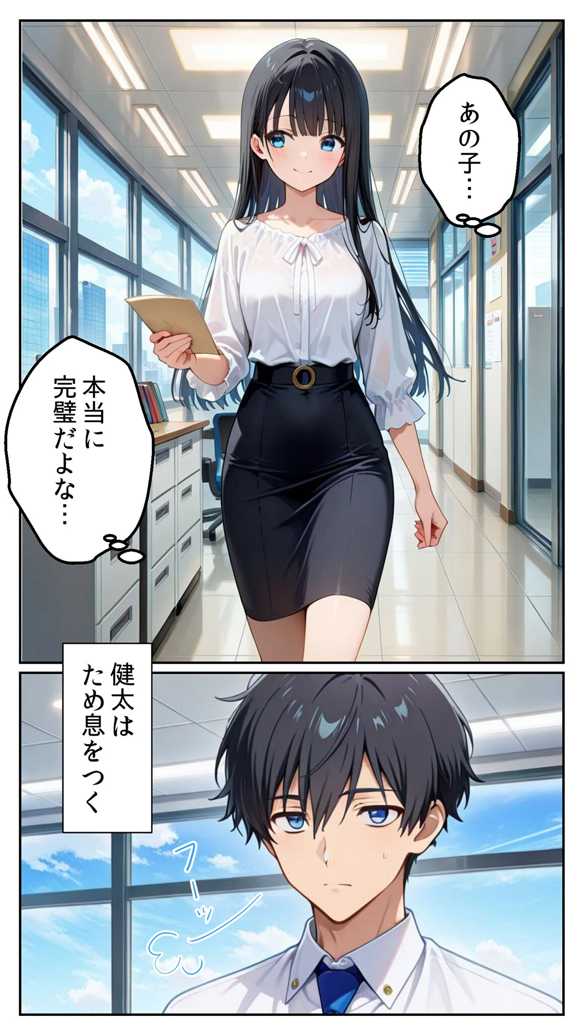 清楚な君と、平凡な僕の背徳 〜禁断のオフィスラブ〜 モザイク版 8ページ