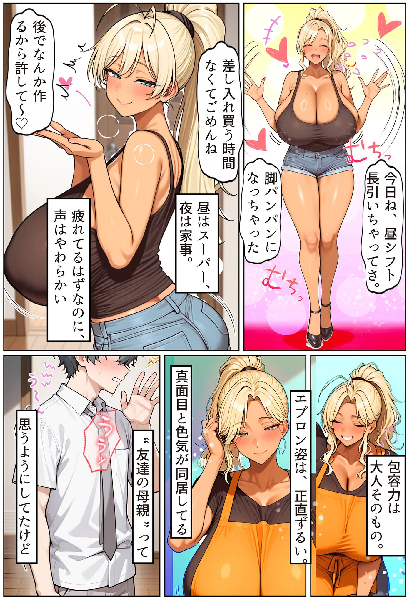 友達の爆乳ギャルママと本気の孕ませ交尾するまで〜ずっと好きだった幼馴染の母親に子種をたっぷり流し込み モザイク版 15ページ