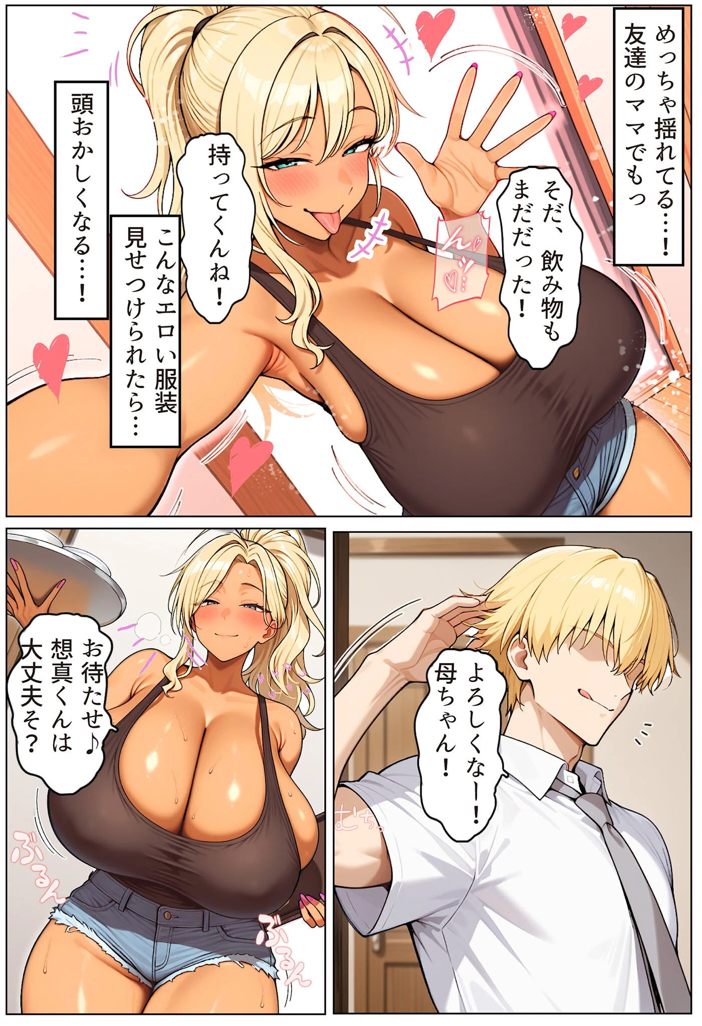 友達の爆乳ギャルママと本気の孕ませ交尾するまで〜ずっと好きだった幼馴染の母親に子種をたっぷり流し込み モザイク版 17ページ