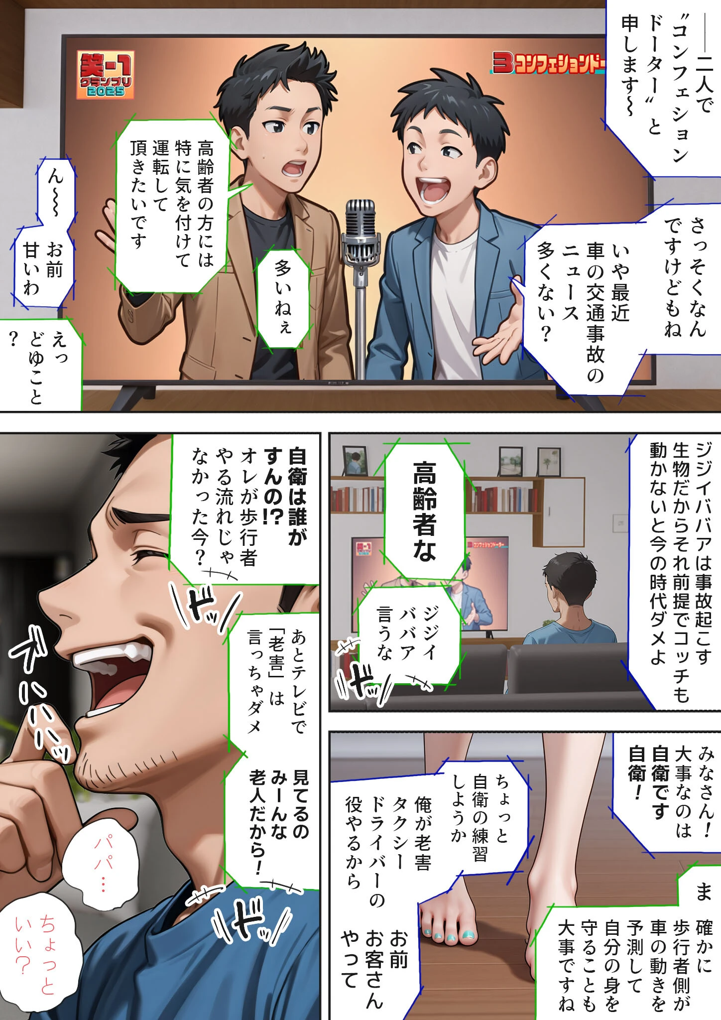 娘の告白 モザイク版 4ページ