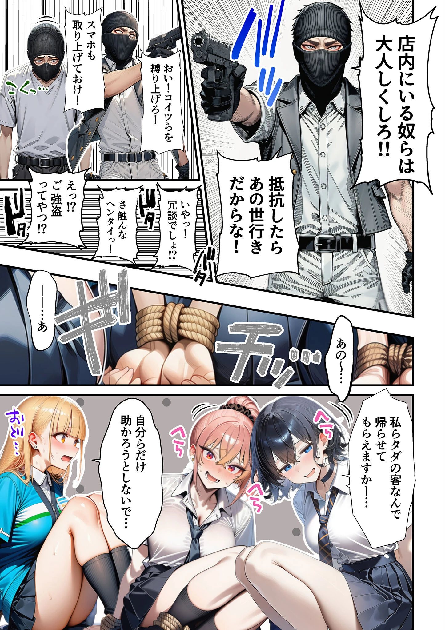 人質ライブ配信 モザイク版 12ページ