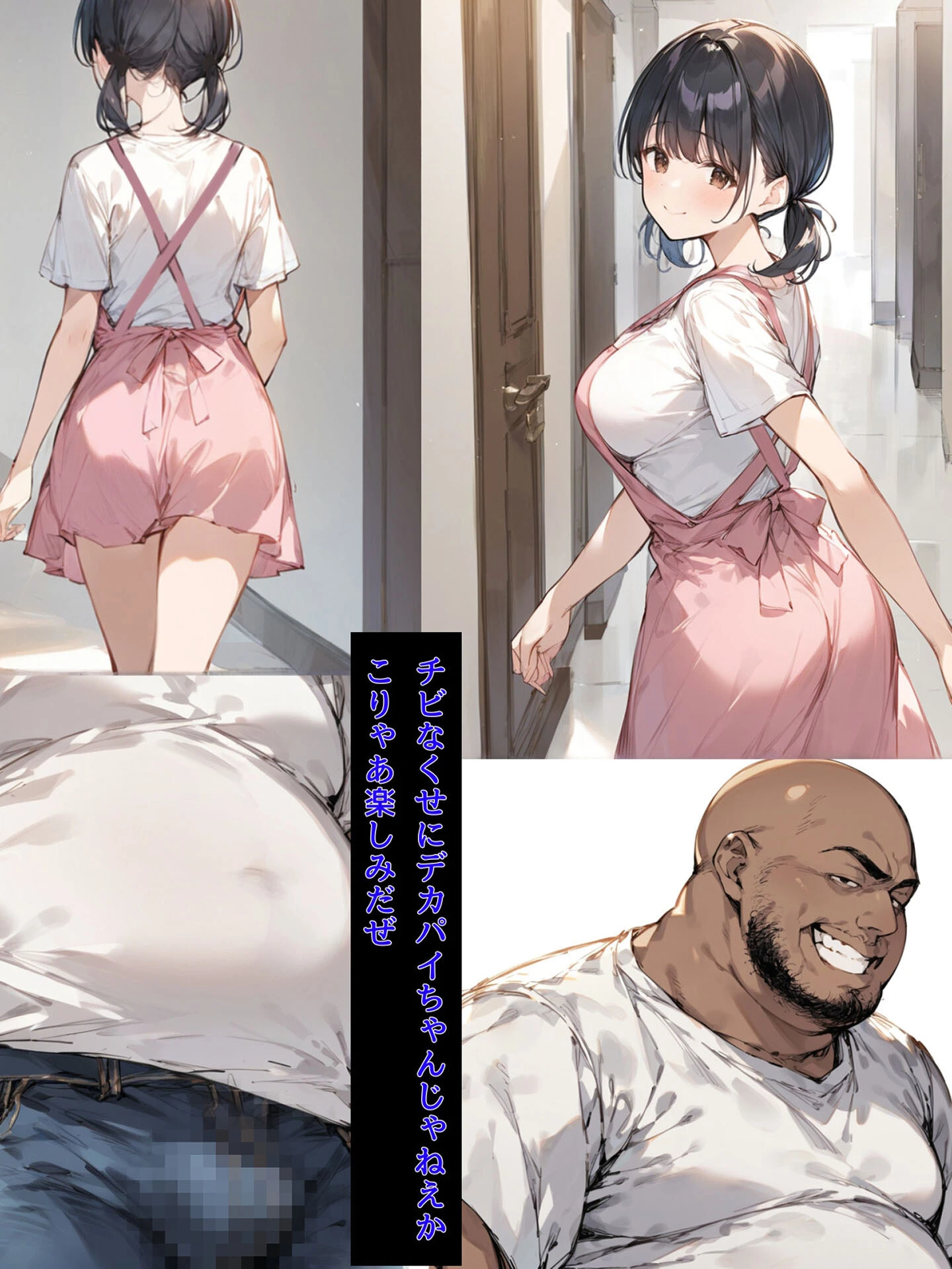 ミニマム爆乳妻 モザイク版 14ページ