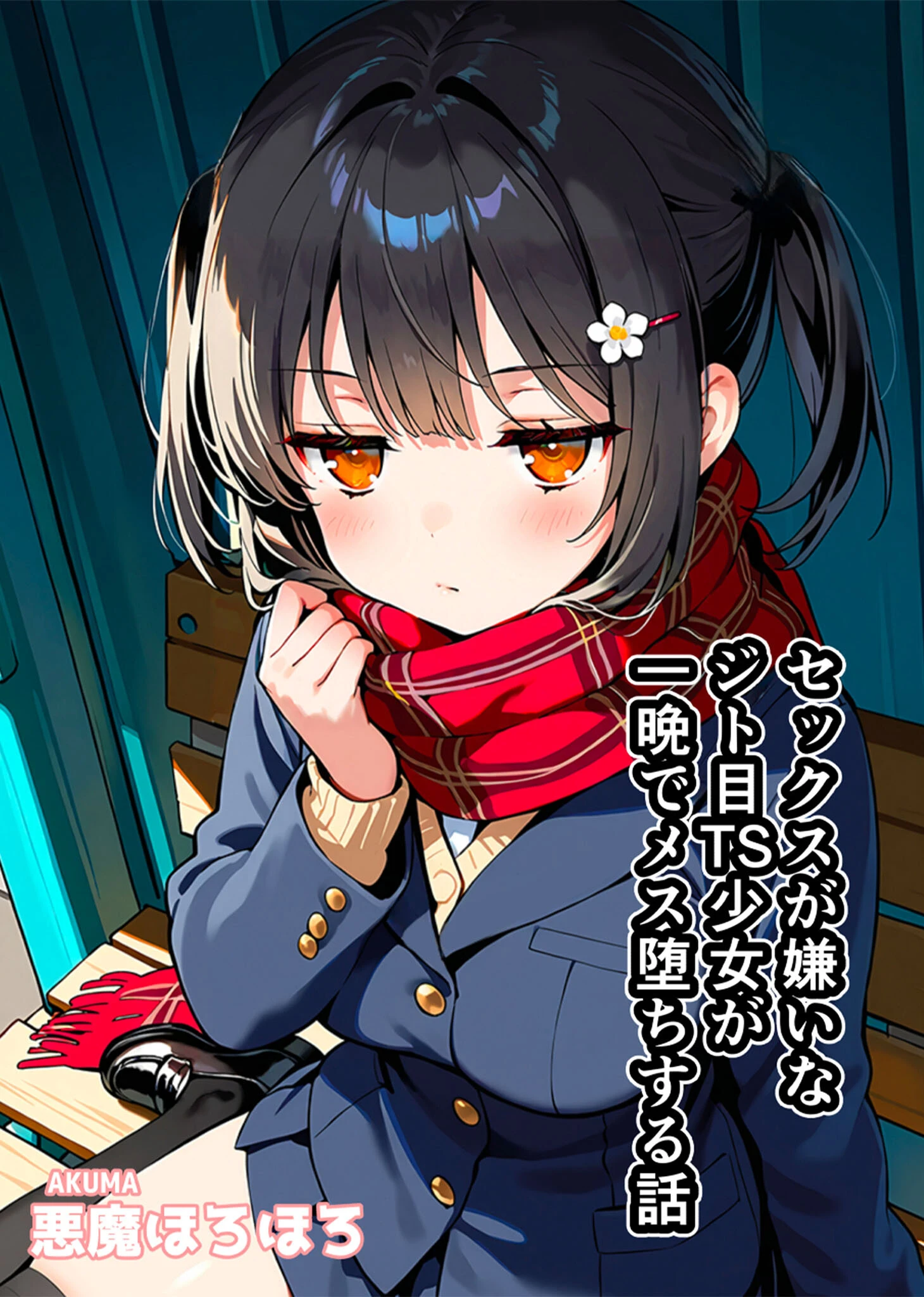 セックスが嫌いなジト目TS家出少女が一晩でメス堕ちする話 モザイク版 3ページ