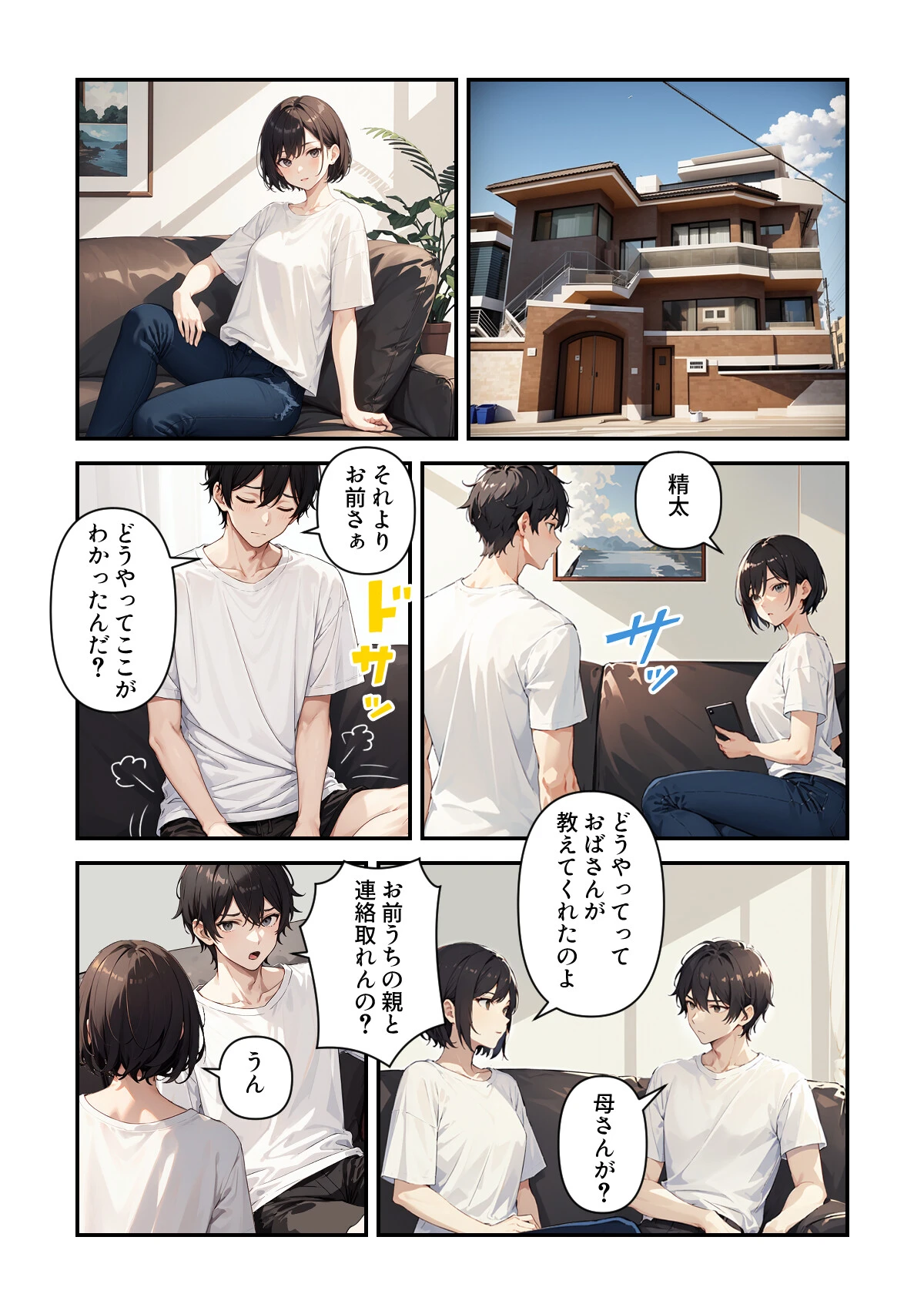 未亡人大家さんと妊娠契約〜1日3回で家賃免除は本当(マジ)ですか?【特別修正版】(7) 2ページ