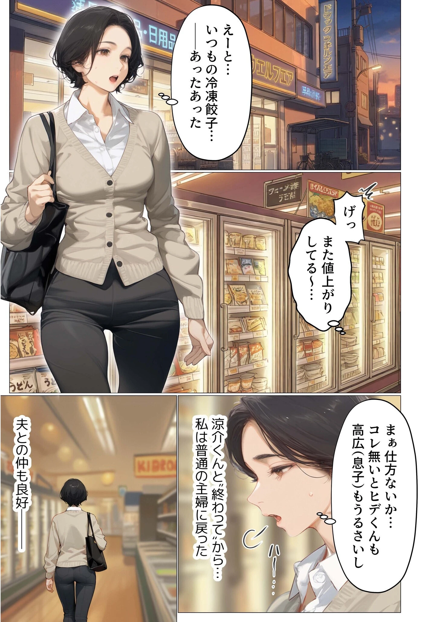 バ先のパート主婦（41）を家に連れ込んだら10年ぶりの汗だく本気セックスした話（単話） 3ページ