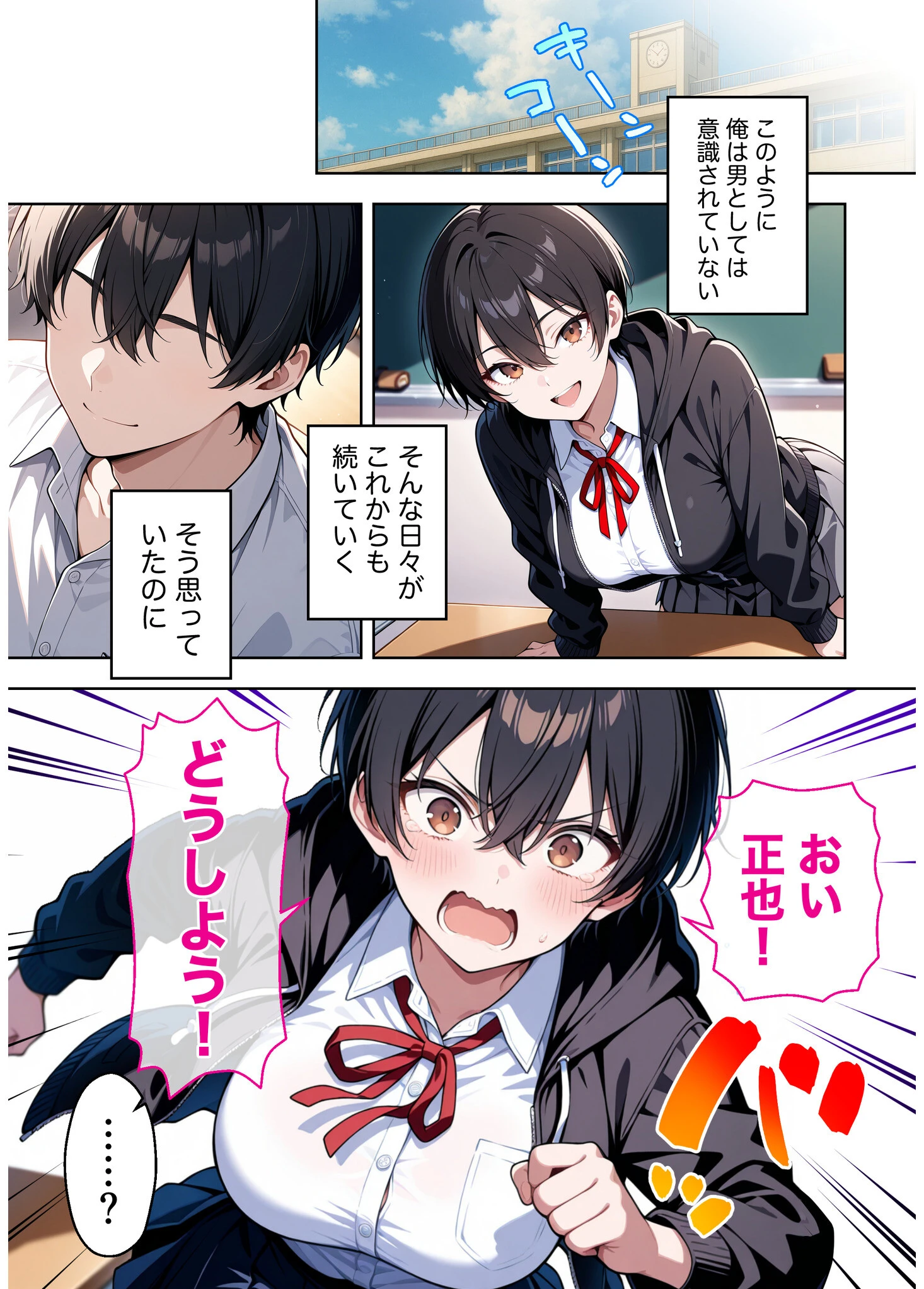 ボーイッシュ幼馴染がエロすぎて困っています 6ページ