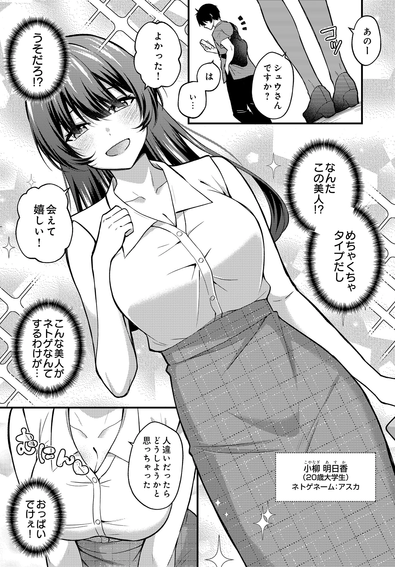 ネトゲ陰キャ♂×清純肉食♀のギルドメンバーオフパコ会(単話) 5ページ